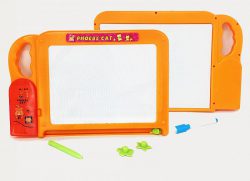 PIZARRA DOBLE FAZ - MAGNÉTICA Y CON MARCADOR - 38X26