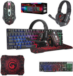COMBO SCORPION - TECLADO, MOUSE, PAD Y AURICULAR