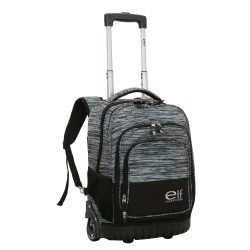 ELF - MOCHILA CON CARRO BASE DE GOMA - GRIS