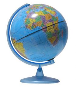 GLOBO TERRAQUEO GLOTTER 14 CM
