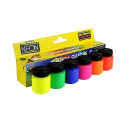 TEMPERA ACRILEX X 6 COLORES FLUO