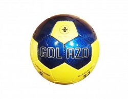 PELOTA DE FULBOL - AZUL Y AMARILLA