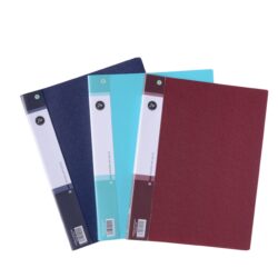 CARPETA PLASTICA CON 20 FOLIOS - A4 Y OFICIO