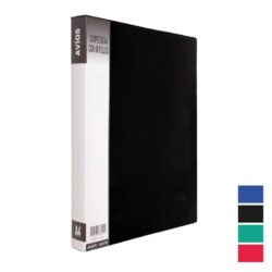 CARPETA PLASTICA CON 60 FOLIOS - A4 Y OFICIO