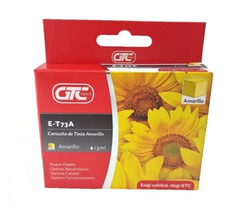 CARTUCHO GTC ALTERNATIVOS 73 AMARILLO