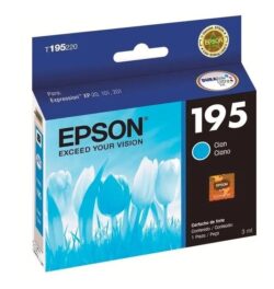 CARTUCHO EPSON 195 CIAN ORIGINAL