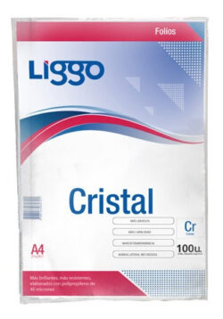 FOLIOS LIGGO A4 CRISTAL