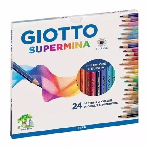LAPICES X 24 COLORES - GIOTTO - SUPERMINA