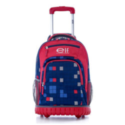 MOCHILA CON CARRO ELF - REFORZADA - CON BORDE DE GOMA