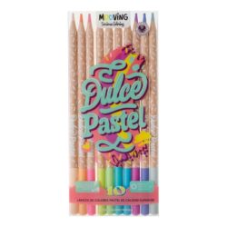 LAPICES MOOVING X 10 COLORES PASTELES