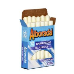 TIZAS ALBORADA - X 12 UNIDADES - BLANCAS