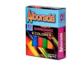 TIZAS ALBORADA - X 12 UNIDADES - COLOR