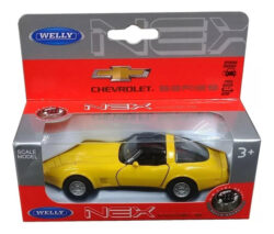 AUTO WELLY - ESCALA 1-36 - CORVETTE COUPE 1982